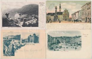 50 db RÉGI osztrák városképes lap 1905 előttről / 50 pre-1905 Austrian town-view postcards