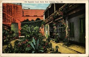 1926 New Orleans, Old Spanish Court Yard (EK)