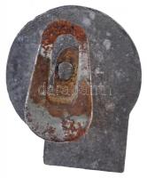 ~1940. "Gyorslevente jelvény" fém gomblyukjelvény (23,5x20mm) T:1- patina / Hungary ~1940....