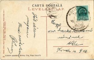 Kolozsvár, Cluj; vasútállomás / Cgara / railway station "1940 Kolozsvár visszatért" So. St...