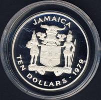 Jamaica 1979. 10$ Ag "Nemzetközi gyermekév" T:PP