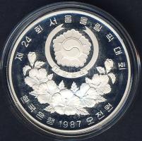Dél-Korea 1987. 500W Ag "Szöuli olimpia" T:PP