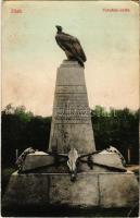 1914 Zilah, Zalau; Tuhutum emlékmű. Kiadja Seres Samu / monument (EK)