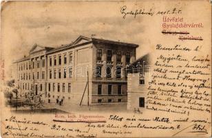 1906 Gyulafehérvár, Alba Iulia; Római katolikus főgimnázium / grammar school  (EB)