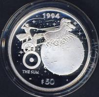 Marshall szigetek 1994. 50$ Ag "A Nap" T:PP