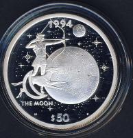 Marshall szigetek 1994. 50$ Ag "A Hold" T:PP