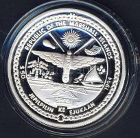 Marshall szigetek 1994. 50$ Ag "A Merkúr" T:PP