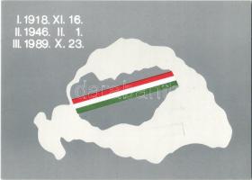3 db modern irredenta lap: egy MDF reklám és két Hollós Endre művészlap (modern reprodukciók) / 3 modern Hungarian irredenta propaganda cards