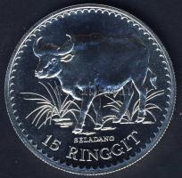 Malajzia 1976. 15R Ag "Gaur" T:BU