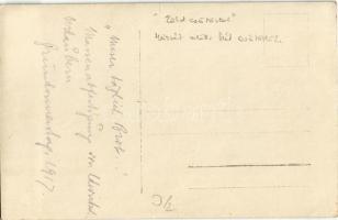 1917 Unser taglich Brot (Gründonnerstag) / Ételosztás Nagycsütörtökön a fogolytáborban K.u.K. katoná...