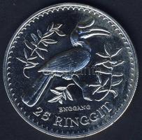 Malajzia 1976. 25R Ag "Szarvascsőrű madár" T:BU