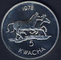 Malawi 1978. 5K Ag "Zebra" T:1