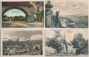 Budapest - 8 db régi képeslap, két lithoval / 9 pre- 1945 postcards with 2 litho