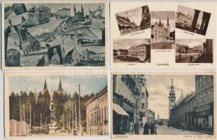 Szombathely - 4 db régi képeslap / 4 pre- 1945 postcards