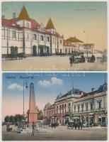 Szolnok - 2 db régi képeslap / 2 pre- 1945 postcards