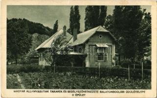 Balatonboglár, Magyar Államvasútiak Takarék és Segélyszövetkezete üdülőtelepe, D épület  (Rb)