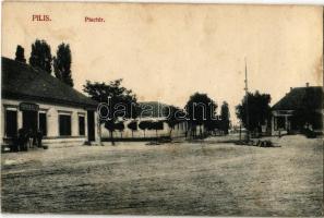 1917 Pilis, Piac tér, Popper Dezső és Stern üzlete (EK)
