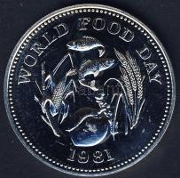 Fülöp szigetek 1981. 25P Ag "Étel nap" T:BU Csak 10.000db!