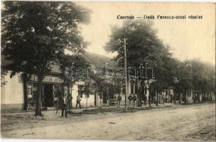 1926 Csorvás, Deák Ferenc utca, Grünbaum Jakab üzlete