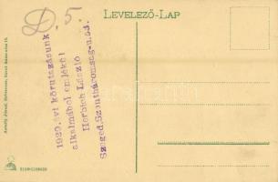 Debrecen, Fő tér. Antalfy József kiadása