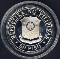 Fülöp szigetek 1979. 50P Ag "Nemzetközi gyermekév" T:PP