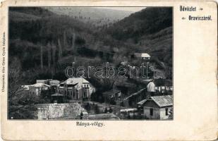 Oravica, Oravita; Bánya-völgy. Gross Gyula tulajdona / mine valley (EK)