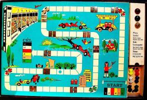 1965 Grand-Prix társasjáték elektromos jelzőberendezéssel