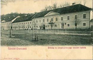 1902 Oravica, Oravita; Bírósági és bányakapitánysági kincstári épületek / Treasury buildings of the Judiciary and Mining Department, court