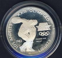USA 1983. 1$ Ag "Olimpia-diszkoszvetés" T:PP