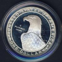 USA 1983. 1$ Ag "Olimpia-diszkoszvetés" T:PP
