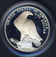 USA 1984. 1$ Ag "Olimpia-stadion" T:PP