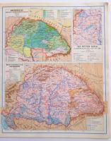 cca 1970-1990 13 db autóatlasz és térkép, vegyes állapotban
