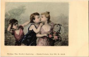 Children. Theo. Stroefers Kunstverlag Künstler-Postkarte Serie VIII. Nr. 5634. B.