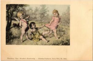 Children. Theo. Stroefers Kunstverlag Künstler-Postkarte Serie VIII. Nr. 5641.