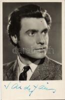 Sárdy János színész saját kézzel aláírt fotólapja