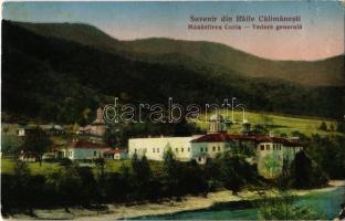 1927 Calimanesti, Manastirea Cozia / monastery (worn corners)