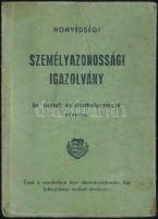 1949 Fényképes honvédségi személyi igazolvány törzsőrmester részére