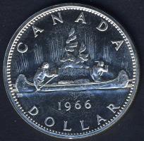 Kanada 1966. 1$ Ag "Kenu" T:2
