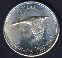 Kanada 1967. 1$ Ag "Centennial" T:2