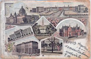 23 db RÉGI német városképes lap, közte 4 litho / 23 pre-1945 German town-view postcards with 4 litho