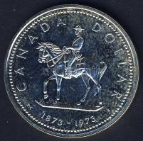 Kanada 1973. 1$ Ag "Lovasrendőr" T:PL