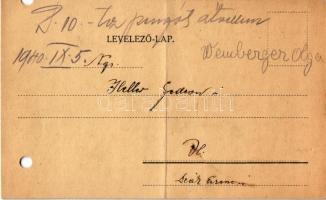 VII. Ker. Budapest, Garay utca 48. (később Magyar Zsidó Kulturális Egyesület). Weinberger Salamon ra...