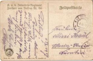 1917 Das Infanterieregiment Nr. 84. in der Schlacht bei Sopanow 8. Juni 1916. K.u.K. Infanterie-Regi...