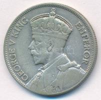 Új-Zéland 1934. 1Fl Ag "V. György" T:2- New Zealand 1934. 1 Florin Ag "George V" C:VF Krause KM#4