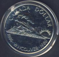Kanada 1986. 1$ Ag "Vancouver" T:PL