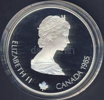 Kanada 1985. 20$ Ag "Téli olimpia-sí" T:PP