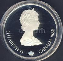 Kanada 1986. 20$ Ag "Téli olimpia-biatlon" T:PP