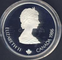 Kanada 1986. 20$ Ag "Téli olimpia-síugrás" T:PP
