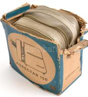 Pentacon Aspectar 150 diavetítő, működik, eredeti hiányos dobozában, 17×17 cm