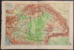 1942 Magyarország politikai térképe, kiadja: M. kir. honvéd térképészeti intézet, 29×43 cm